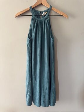 C&C California | Teal Halter Midi Dress | S
